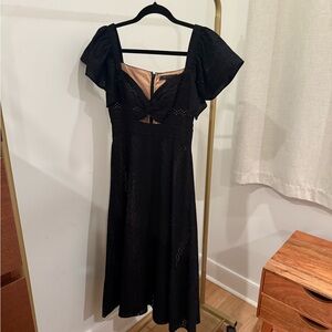 BCBGMaxAzria Black Midi Dress